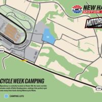 Motorcycle Week at NHMS Camping Map